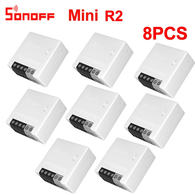 Sonoff Mini R2 Wifi Smart Switch MINIR2 2 Way Modules eWeLink APP DIY Switch Wireless Remote Control Work with Alexa Google Home - TIKIJTRONICS # 0