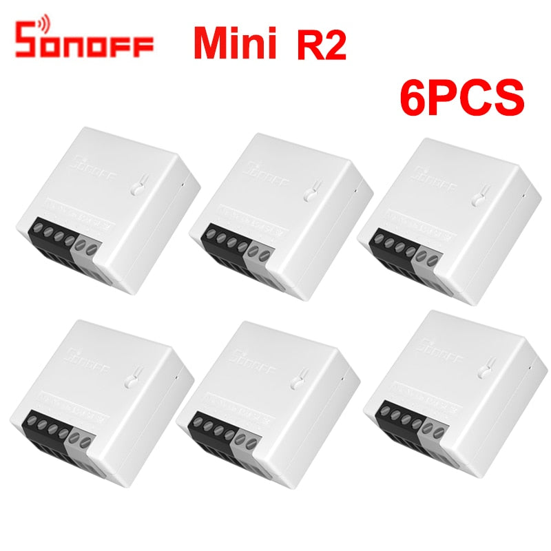 Sonoff Mini R2 Wifi Smart Switch MINIR2 2 Way Modules eWeLink APP DIY Switch Wireless Remote Control Work with Alexa Google Home - TIKIJTRONICS # 0