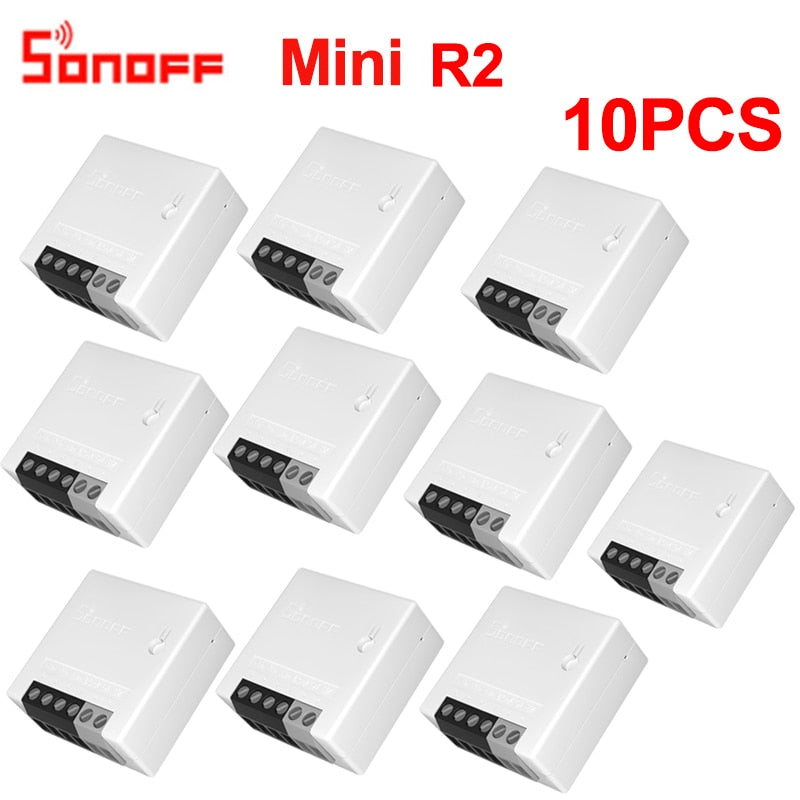 Sonoff Mini R2 Wifi Smart Switch MINIR2 2 Way Modules eWeLink APP DIY Switch Wireless Remote Control Work with Alexa Google Home - TIKIJTRONICS # 0