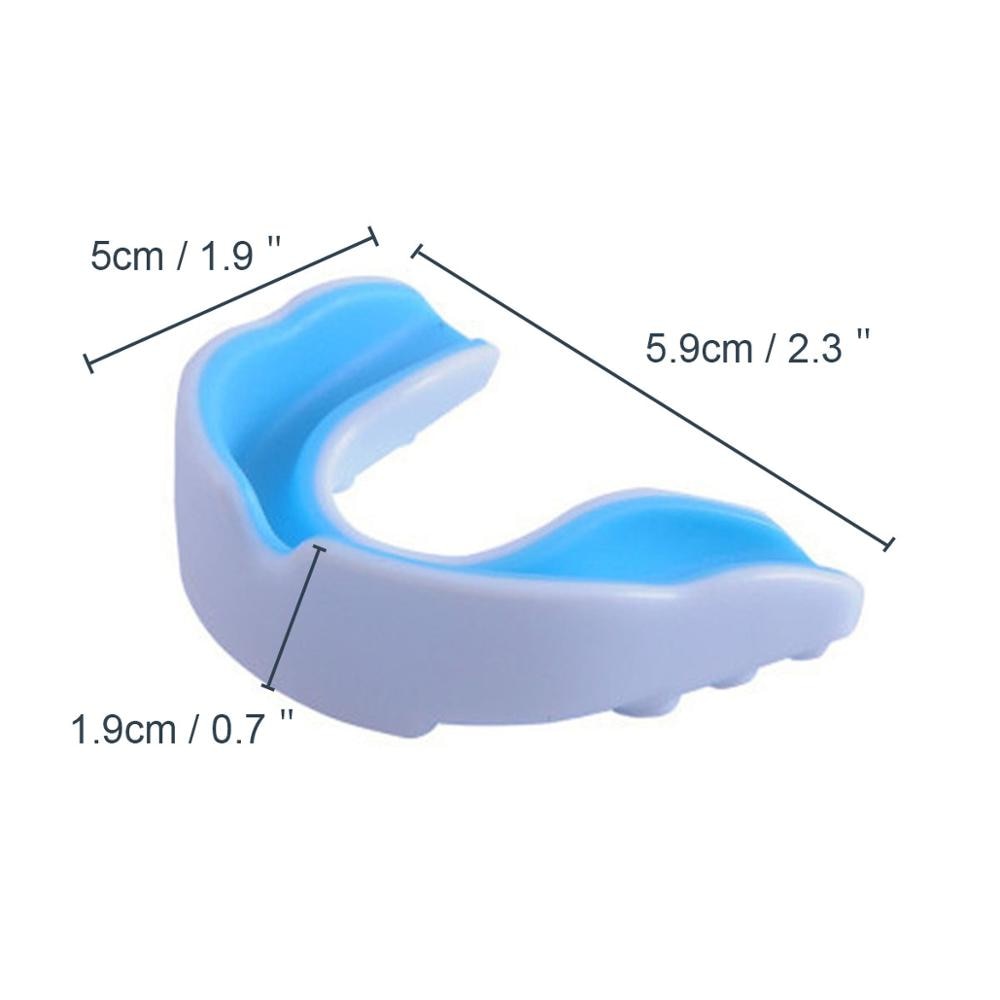 Sport Mouth Guard EVA Teeth Protector Kids Youth Mouthguard Tooth Brace Protection for Basketball Rugby Boxing Karate - TIKIJTRONICS 0 SPECIFICATIONSWeight(kg): 0.035gOrigin: Mainland ChinaModel Number: SP320255Material: EVA TIKIJTRONICS  (Store description)