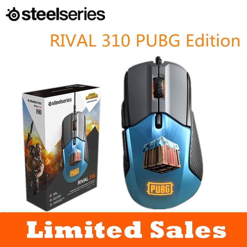 SteelSeries Rival 310 Gaming Mouse 12000 CPI TrueMove3 Optical Mouse Sensor Split Trigger Buttons RGB Lighting Mouse - TIKIJTRONICS # 0