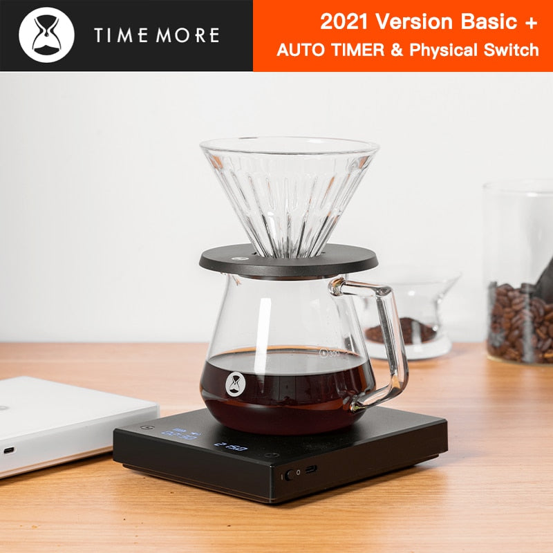 TIMEMORE Black Mirror Basic+ Electronic Coffee Scale Built-in Auto Timer Digital Espresso Smart Coffee Scale Kitchen Scale 2kg - TIKIJTRONICS 0 SPECIFICATIONSShape: SquareScale Type: DIGITALPower Source: BatteryOrigin: Mainland ChinaModel Number: Black mirror scale basic+Material: PlasticFeature: MiniFeature: LED DisplayCertification: CEBrand Name: TIMEMOREAccuracy: 0.1g TIKIJTRONICS  (Store description)