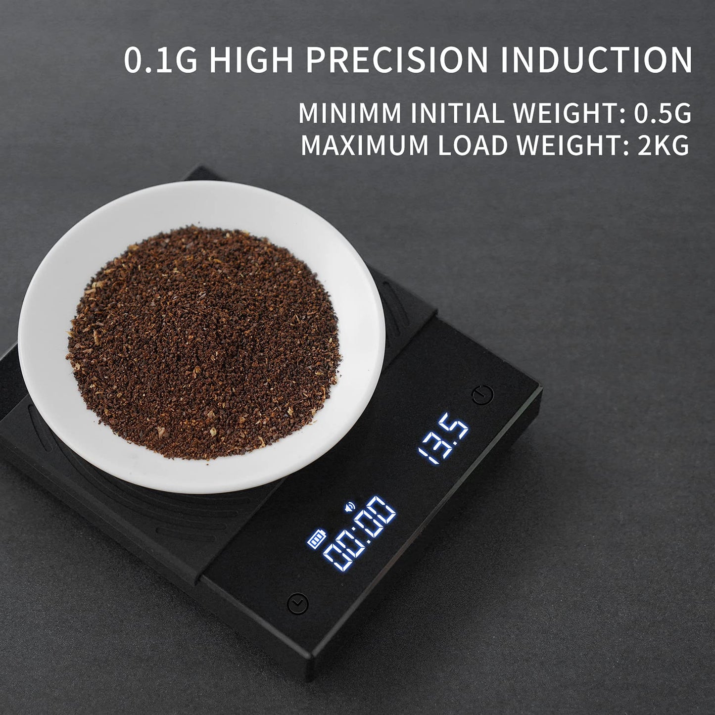 TIMEMORE Black Mirror Basic+ Electronic Coffee Scale Built-in Auto Timer Digital Espresso Smart Coffee Scale Kitchen Scale 2kg - TIKIJTRONICS 0 SPECIFICATIONSShape: SquareScale Type: DIGITALPower Source: BatteryOrigin: Mainland ChinaModel Number: Black mirror scale basic+Material: PlasticFeature: MiniFeature: LED DisplayCertification: CEBrand Name: TIMEMOREAccuracy: 0.1g TIKIJTRONICS  (Store description)