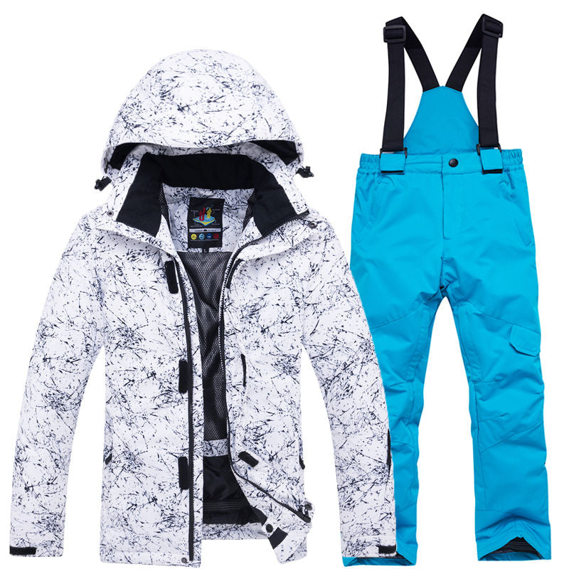 Thermal Kids Ski Suit Boys Girls Ski Jacket Pants Set Windproof Waterproof Snowboarding Jacket Winter Children Skiing Suits Snow - TIKIJTRONICS 0 SPECIFICATIONSSuitable Season: WinterSport Type: SkiingSize: S,M,L,XL,XXLOuterwear Type: JacketsOrigin: Mainland ChinaModel Number: SS24Material: PolyesterGender: BoysFit: Fits true to size, take your normal sizeFeature: waterproof,Breathable,WindproofCollar: HoodedApplication: Snowboarding,Snow sports,Extreme sports TIKIJTRONICS  (Store description)