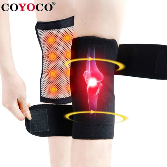 Tourmaline Self Heating Knee Pads Support 8 Magnetic Therapy Kneepad Pain Relief Arthritis Knee Patella Massage Sleeves - TIKIJTRONICS 0 SPECIFICATIONSWholesale: SupportOrigin: Mainland ChinaModel Number: C123Material: Cotton,Tourmaline,Magnetic StoneMagnetic Stones per knee: 8 piecesFeature: Self-heating,Magnetic TherapyElasticity: Micro-elasticDropshipping: SupportColor: BlackBrand Name: COYOCOAge: Universal TIKIJTRONICS  (Store description)