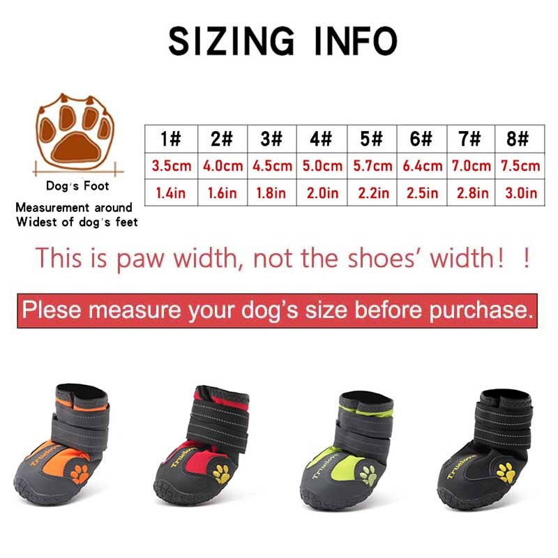 Truelove Pet Dog Shoes For Small Large Dogs Outdoor Reflector Shoes For Dogs Paws Puppy Shoes Dog Boots Footwear Buty Dla Psa - TIKIJTRONICS # 0