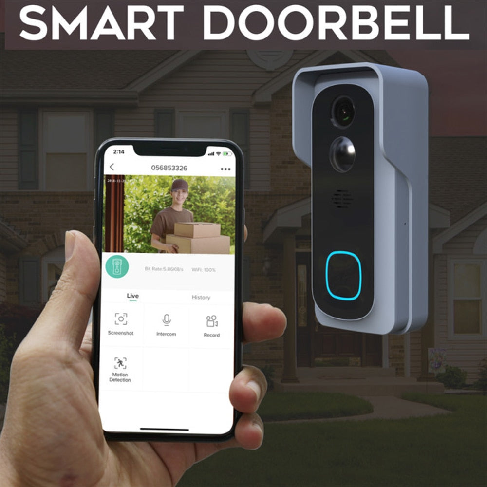 Tuya Wireless WiFi 1080P Video Doorbell with Battery USB Chime Compatible with Google and Alexa, Waterproof doorbell Smart lIfe - TIKIJTRONICS 0 SPECIFICATIONSPower: Dry batteryOrigin: Mainland ChinaItercom: YesItem Type: Wireless DoorbellFeature: Photograph,VideoConnection Type: WirelessCertification: CEBrand Name: zsviotAlarm: Yes TIKIJTRONICS  (Store description)