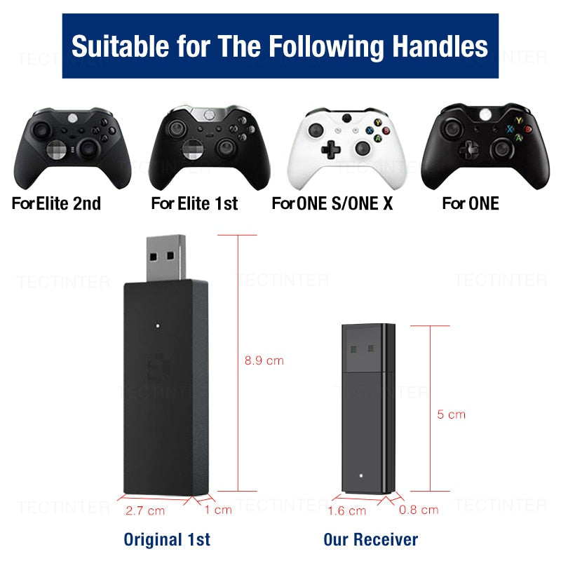 USB Receiver For Xbox One 2nd Generation Controller PC Wireless Adapter for Windows7/8/10 Laptops Wireless Controller Adapter - Premium 0 from TIKIJTRONICS - Just $14.02! Shop now at TIKIJTRONICS