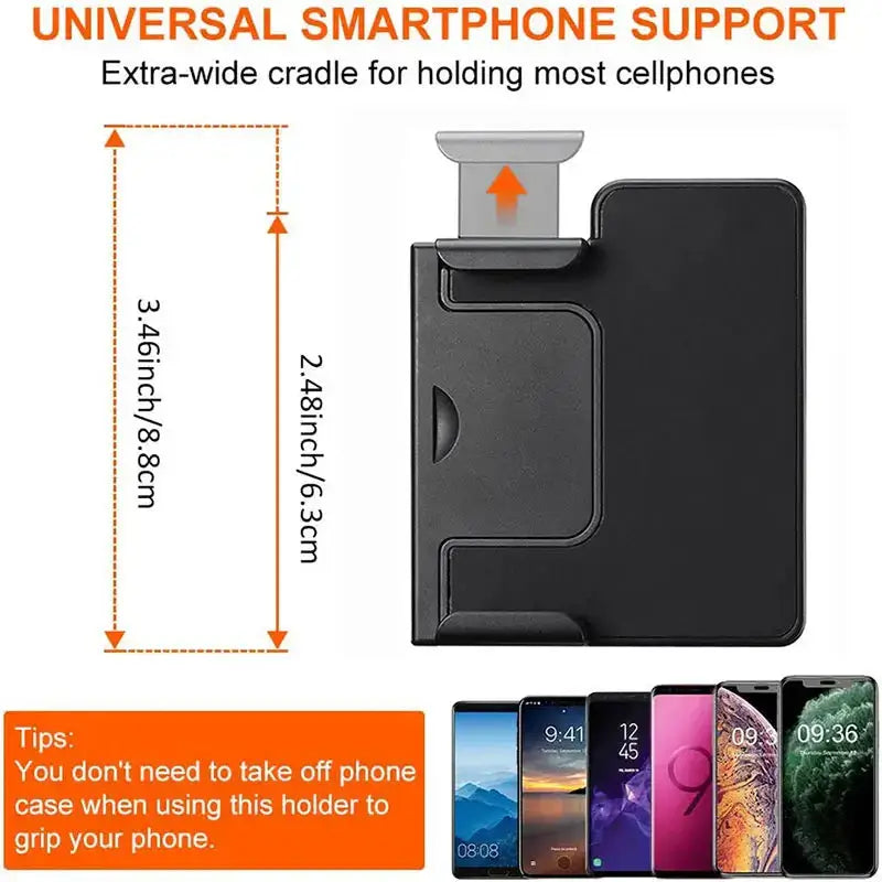 Ulanzi CapGrip Wireless Bluetooth Smartphone Selfie Booster Handle Grip Phone Stabilizer Stand Holder Shutter Release 1/4 Screw - TIKIJTRONICS  SPECIFICATIONSSupport Remote Control: YesPackage: YesOrigin: Mainland ChinaModel Number: CapGripMaterial: PlasticFolded Length (mm): 138Configured for(Adaption): SMARTPHONESCommunication: bluetoothBrand Name: Ulanzi TIKIJTRONICS  (Store description)