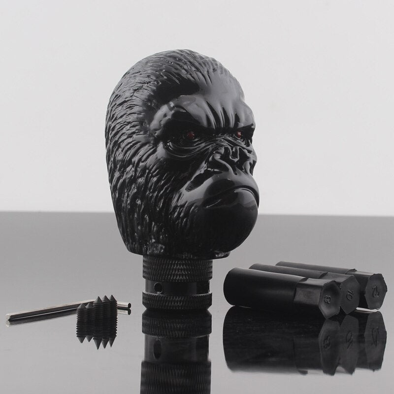 Universal Car Manual Black Ape Head Crack Style Stick Gear Shift Knob For Sedan Coupe Crossover Wagon Hatchback Truck SUV - TIKIJTRONICS 0 SPECIFICATIONSSpecial Features: Gear Shift KnobOrigin: Mainland ChinaModel Name: UniversalMaterial Type: Cold cast resin & metalItem Width: 8cmItem Weight: 280gItem Type: Gear Shift KnobItem Length: 10cmItem Height: 7cmExternal Testing Certification: CCCBrand Name: TrichTu Mount TIKIJTRONICS  (Store description)