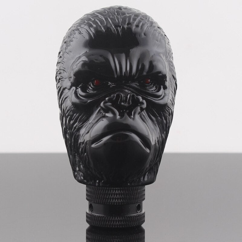 Universal Car Manual Black Ape Head Crack Style Stick Gear Shift Knob For Sedan Coupe Crossover Wagon Hatchback Truck SUV - TIKIJTRONICS 0 SPECIFICATIONSSpecial Features: Gear Shift KnobOrigin: Mainland ChinaModel Name: UniversalMaterial Type: Cold cast resin & metalItem Width: 8cmItem Weight: 280gItem Type: Gear Shift KnobItem Length: 10cmItem Height: 7cmExternal Testing Certification: CCCBrand Name: TrichTu Mount TIKIJTRONICS  (Store description)