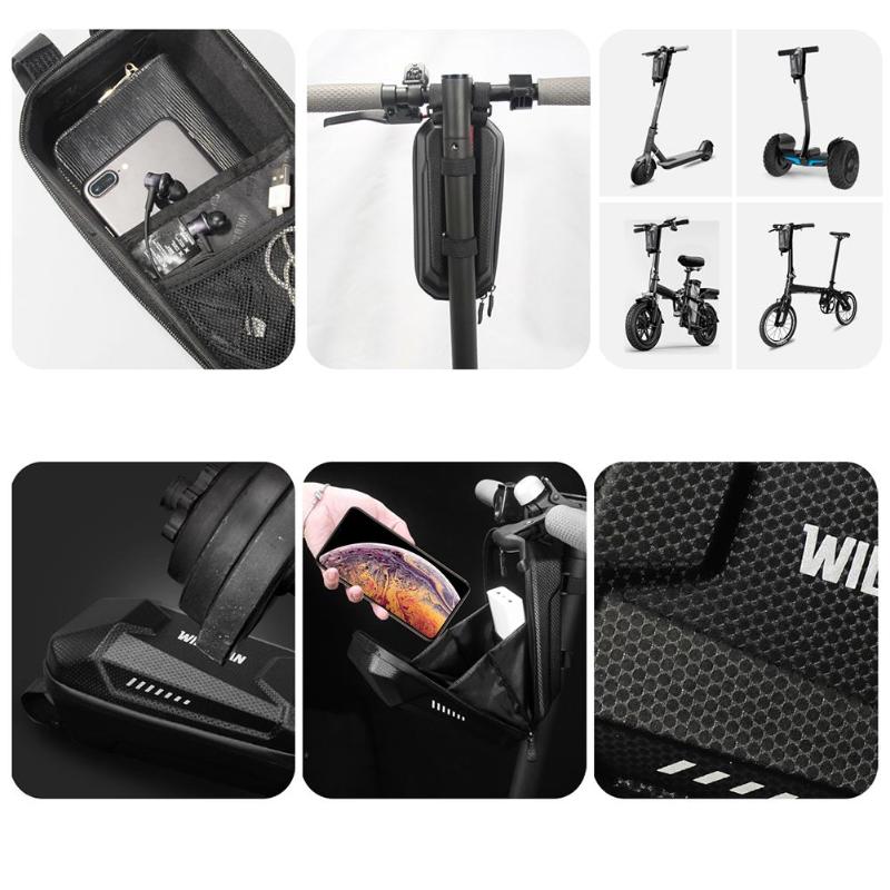 Universal Electric Scooter Head Handle Bag for Xiaomi M365 Ninebot MAX G30 ES1 ES2 ES3 ES4 Scooter  EVA Hard Shell Bag - TIKIJTRONICS 0 SPECIFICATIONSis_customized: Yesfeature 2: Waterproof Scooter Head Handle Bagfeature 1: Electric Scooter Hangs Bag for Xiaomi M365Voltage: 48VType: Scooter Front BagProduct: Electric Scooter Hangs BagOrigin: Mainland ChinaModel Number: Bag G30Carrier Hanging Bag: Front Charger Bag TIKIJTRONICS  (Store description)