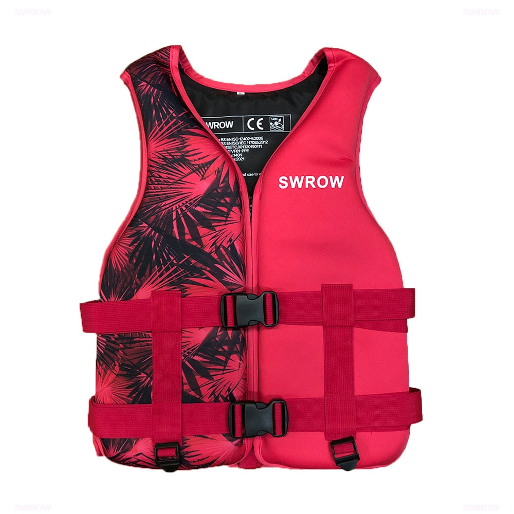 Universal Outdoor Neoprene Life Jacket Water Sports Buoyancy Vest Kayaking Boating Swimming Drifting Safety Life Vest - TIKIJTRONICS 0 SPECIFICATIONSProduct features: high buoyancy, high safety factorOutdoor Activity: Water-skiingOrigin: Mainland ChinaModel Number: FH3619Material: NeopreneColor: black, blue, redBrand Name: SWROWApplicable age: adults, childrenApplicable People: MENAge: >6 Years TIKIJTRONICS  (Store description)