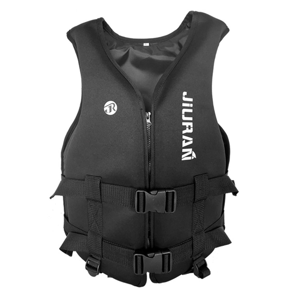 Universal Outdoor Neoprene Life Jacket Water Sports Buoyancy Vest Kayaking Boating Swimming Drifting Safety Life Vest - TIKIJTRONICS 0 SPECIFICATIONSProduct features: high buoyancy, high safety factorOutdoor Activity: Water-skiingOrigin: Mainland ChinaModel Number: FH3619Material: NeopreneColor: black, blue, redBrand Name: SWROWApplicable age: adults, childrenApplicable People: MENAge: >6 Years TIKIJTRONICS  (Store description)