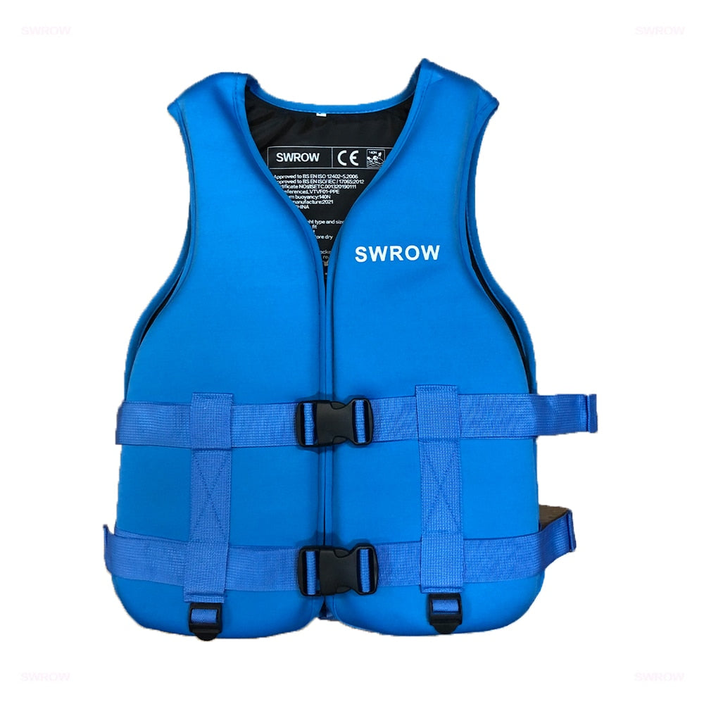 Universal Outdoor Neoprene Life Jacket Water Sports Buoyancy Vest Kayaking Boating Swimming Drifting Safety Life Vest - TIKIJTRONICS 0 SPECIFICATIONSProduct features: high buoyancy, high safety factorOutdoor Activity: Water-skiingOrigin: Mainland ChinaModel Number: FH3619Material: NeopreneColor: black, blue, redBrand Name: SWROWApplicable age: adults, childrenApplicable People: MENAge: >6 Years TIKIJTRONICS  (Store description)