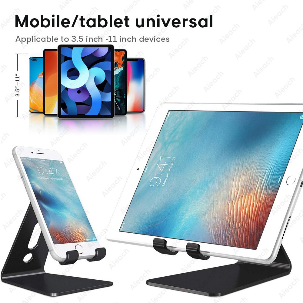 Universal Tablet Desktop Stand For iPad 7.9 9.7 10.5 11 inch Metal Rotation Tablet Holder For Samsung Xiaomi Huawei Phone Tablet - TIKIJTRONICS # 0