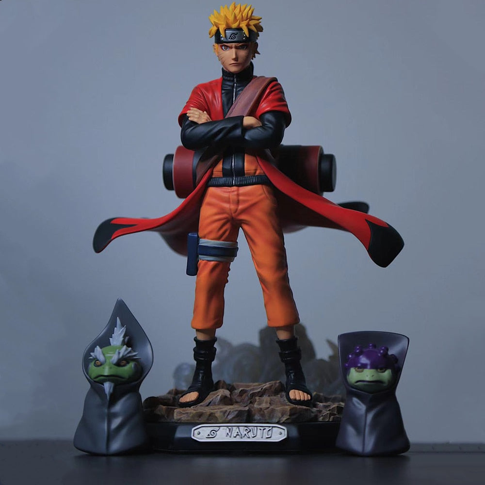 Uzumaki Naruto Naruto Sage Uzumaki Action Anime Figure PVC Toys for Children Shippuden Collector Figure Uchiha Sasuke Model Doll - TIKIJTRONICS # 0