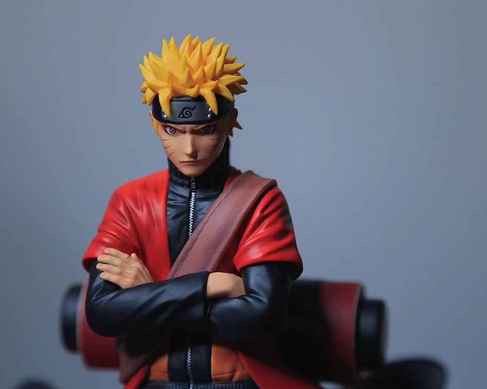 Uzumaki Naruto Naruto Sage Uzumaki Action Anime Figure PVC Toys for Children Shippuden Collector Figure Uchiha Sasuke Model Doll - TIKIJTRONICS # 0