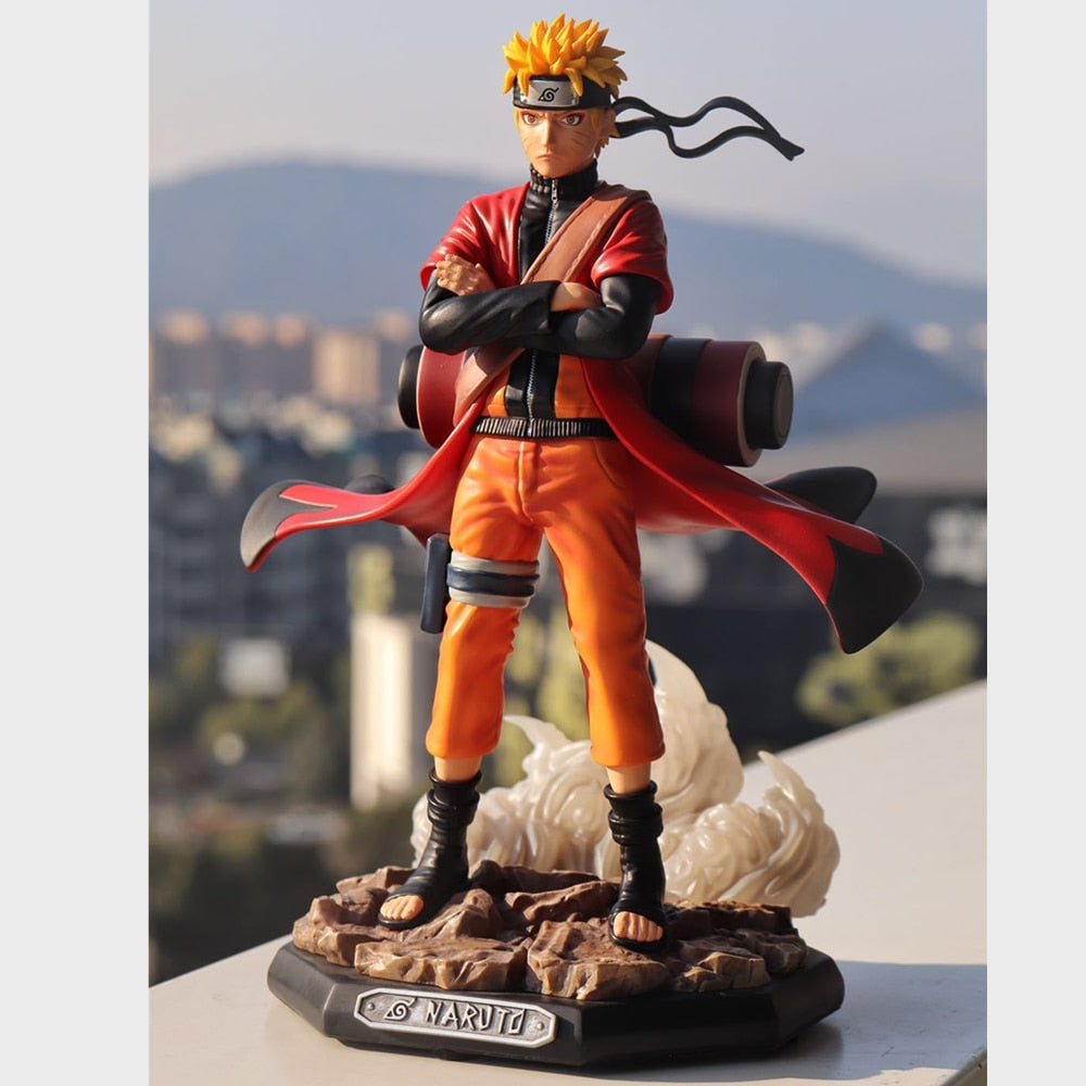 Uzumaki Naruto Naruto Sage Uzumaki Action Anime Figure PVC Toys for Children Shippuden Collector Figure Uchiha Sasuke Model Doll - TIKIJTRONICS # 0