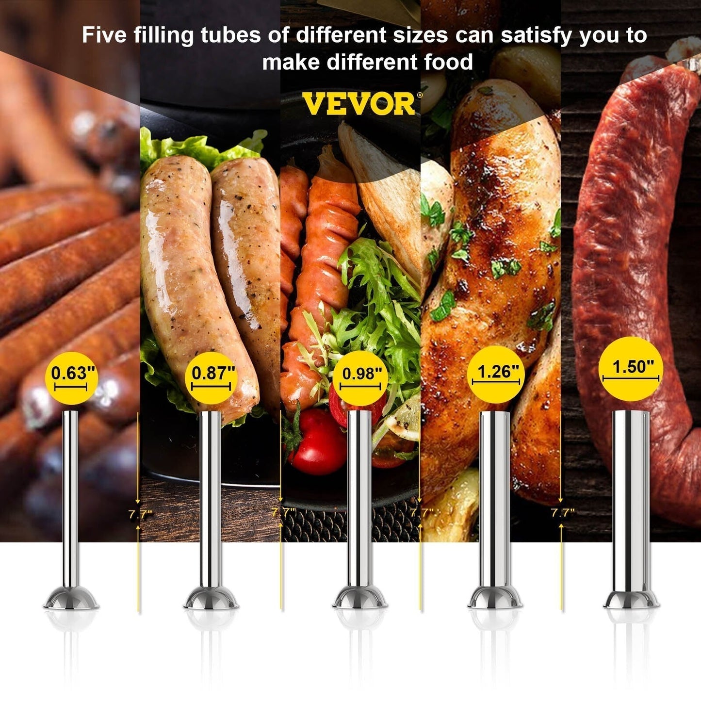 VEVOR 10-30L Vertical Sausage Stuffer Automatic Filling Machine Food Processors Kitchen Accessories Home Appliance for Hot Dog - TIKIJTRONICS # 0