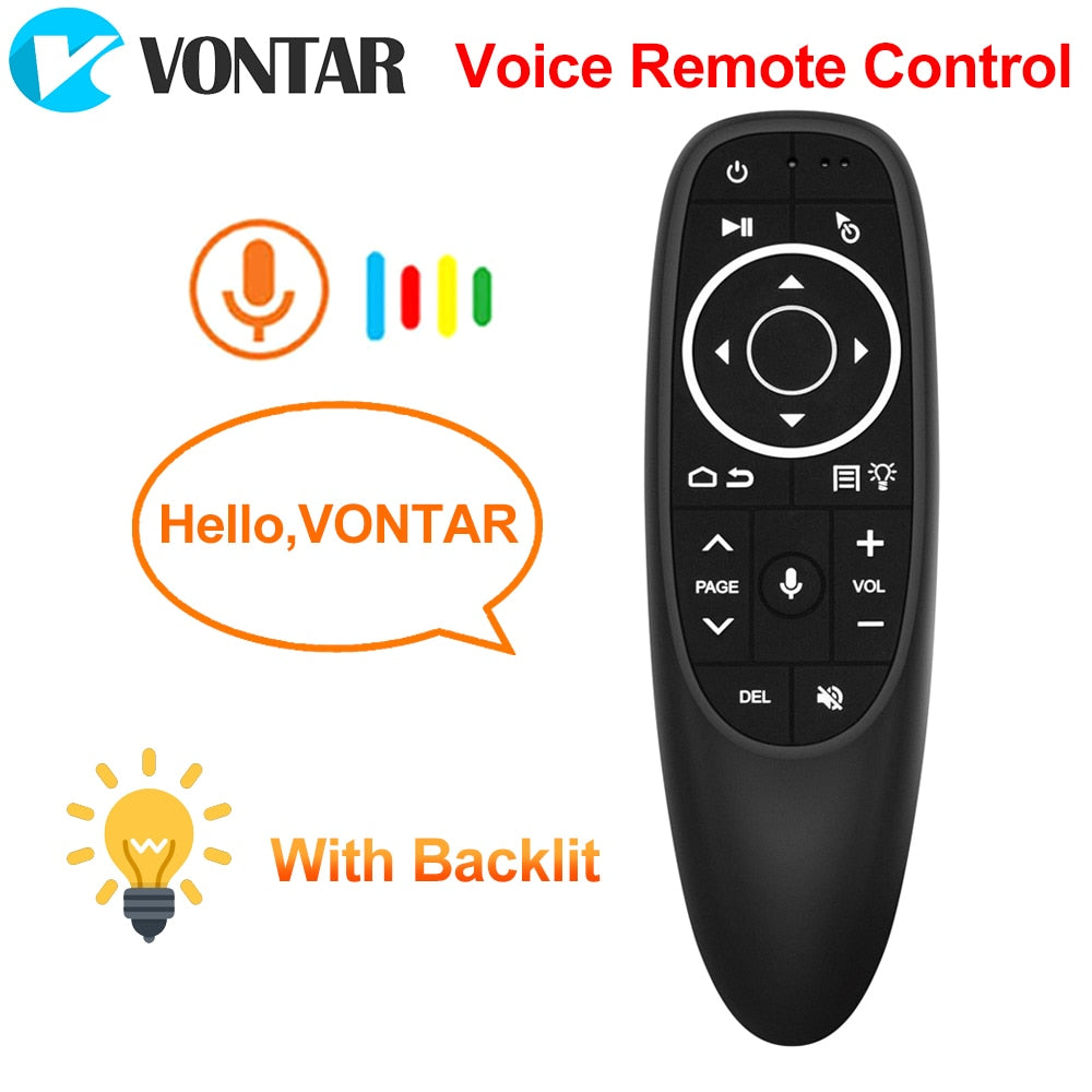 VONTAR G10 G10S Pro Voice Remote Control 2.4G Wireless Air Mouse Gyroscope IR Learning for Android tv box  HK1 H96 Max X96 mini - TIKIJTRONICS # 0