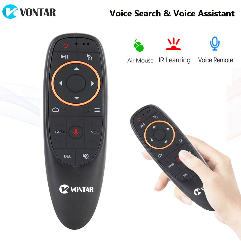 VONTAR G10 G10S Pro Voice Remote Control 2.4G Wireless Air Mouse Gyroscope IR Learning for Android tv box  HK1 H96 Max X96 mini - TIKIJTRONICS # 0