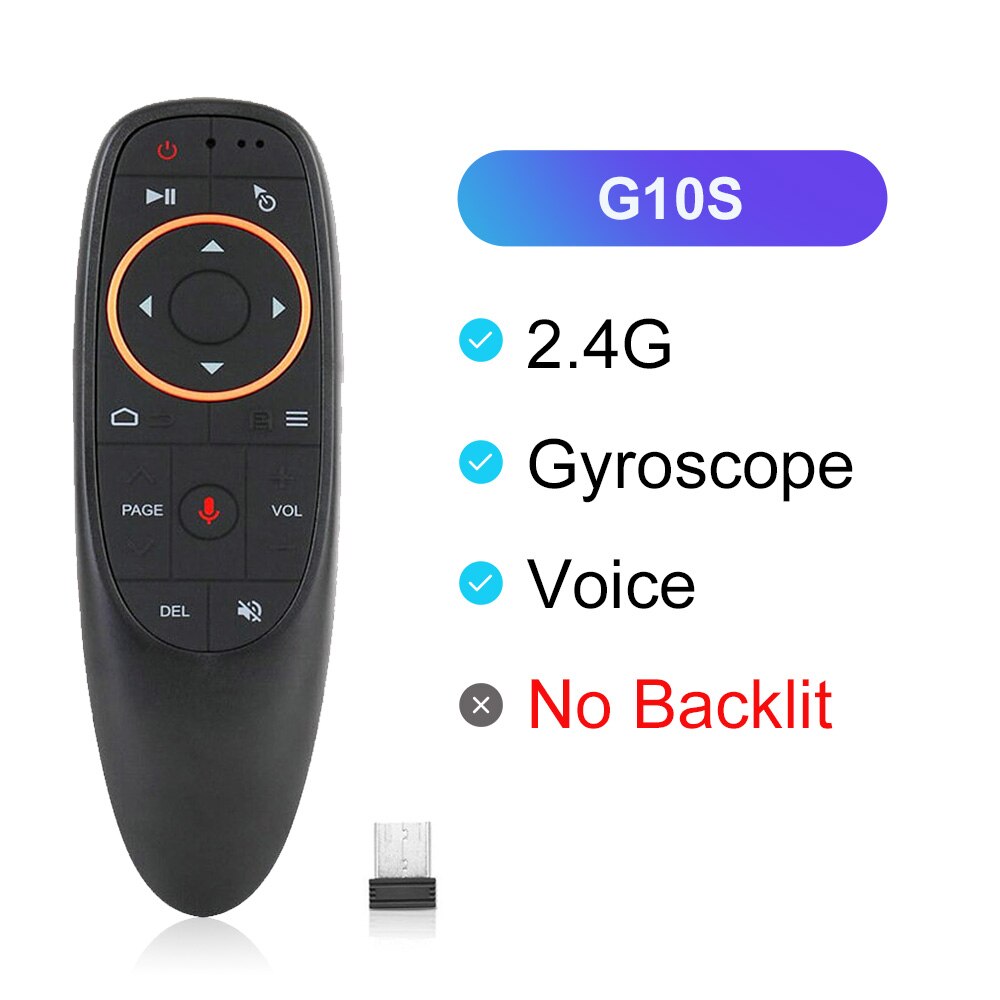 VONTAR G10 G10S Pro Voice Remote Control 2.4G Wireless Air Mouse Gyroscope IR Learning for Android tv box  HK1 H96 Max X96 mini - TIKIJTRONICS # 0