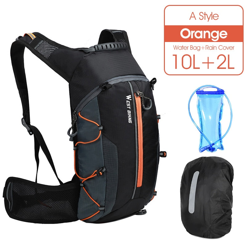 WEST BIKING Bicycle Bike Bags Water Bag 10L Portable Waterproof Road Cycling Bag Outdoor Sport Climbing Pouch Hydration Backpack TIKIJTRONICS