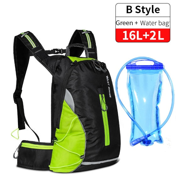 WEST BIKING Bicycle Bike Bags Water Bag 10L Portable Waterproof Road Cycling Bag Outdoor Sport Climbing Pouch Hydration Backpack TIKIJTRONICS