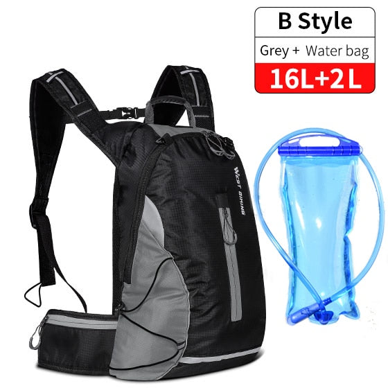 WEST BIKING Bicycle Bike Bags Water Bag 10L Portable Waterproof Road Cycling Bag Outdoor Sport Climbing Pouch Hydration Backpack - TIKIJTRONICS # 0