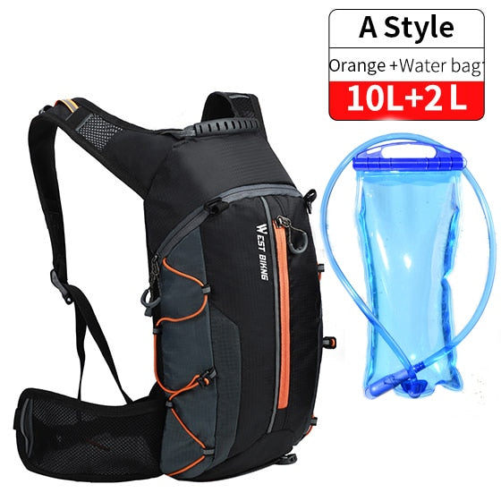 WEST BIKING Bicycle Bike Bags Water Bag 10L Portable Waterproof Road Cycling Bag Outdoor Sport Climbing Pouch Hydration Backpack - TIKIJTRONICS # 0