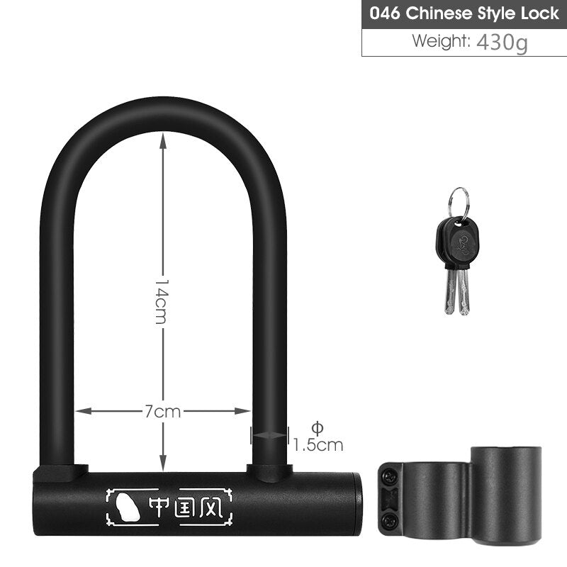 WEST BIKING Bicycle U Lock Anti-theft Steel Cable Security Cycling Lock Motorcycle Electric Scooter MTB Road Bicycle Accessories - TIKIJTRONICS 0 SPECIFICATIONSType: Bicycle U-shaped Lock/ Bicycle Cable LockType: U LockSize: 130*180mmOrigin: Mainland ChinaModel number: YP0705046/057/058/059-/060/032/068/070Material: SteelMaterial: Carbon Steel+Zinc Alloy Lock CoreFeatures: Durable, Anti-theftBrand Name: West Biking TIKIJTRONICS  (Store description)