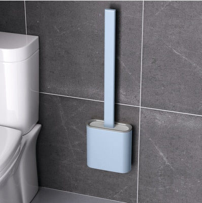 Wall-Mounted Silicone Toilet Brush and Holder Set for Bathroom, Flexible Brush Head Deep Cleaning Corner Toilet Bowl Brush - TIKIJTRONICS 0 SPECIFICATIONSOrigin: Mainland ChinaModel Number: A-TB2Is Smart Device: noFeature: Eco-FriendlyBrand Name: Alliebe TIKIJTRONICS  (Store description)