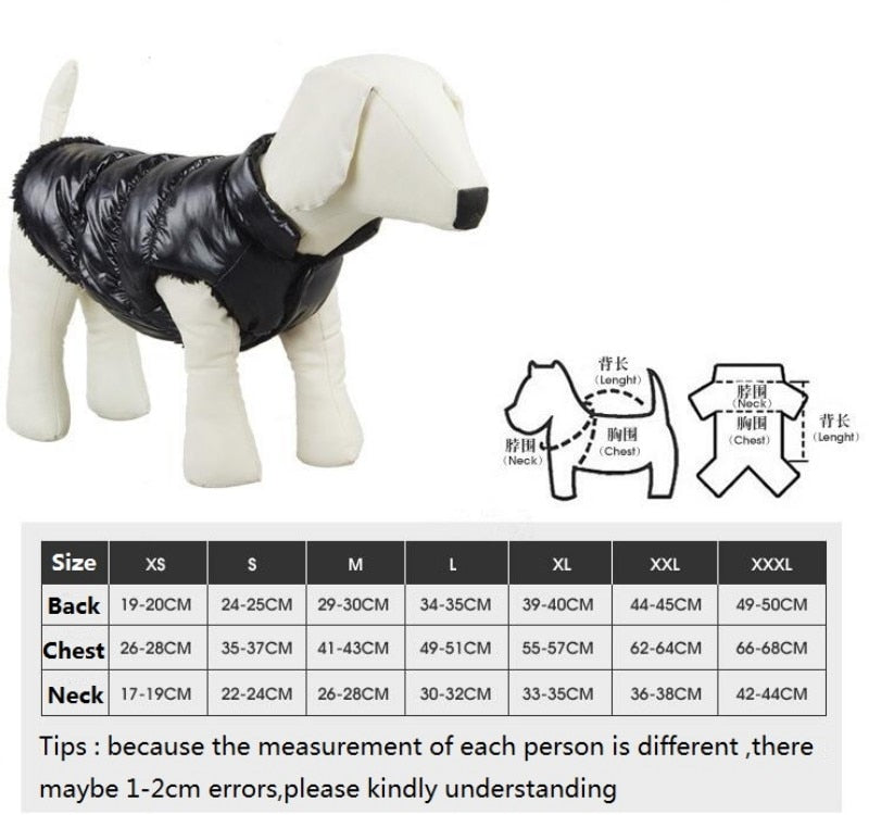 Warm Dog Clothes Winter Fleece Inside Bulldog Pet Vest Puppy Outfit Dog Jackets Windproof 8 Color Clothes for Medium Large Dogs - TIKIJTRONICS 0 SPECIFICATIONSType: DogsSeason: Autumn/WinterPattern: SolidOrigin: Mainland ChinaMaterial: PolyesterBrand Name: Petalk TIKIJTRONICS  (Store description)