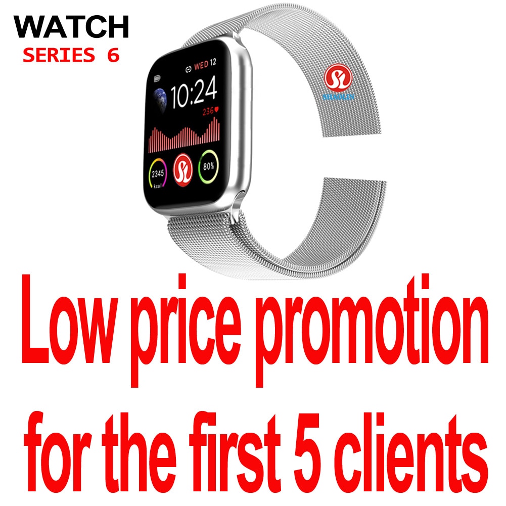 Watch 6 Bluetooth Smart Watch 44mm SmartWatch for Apple watch iOS iphone Android phone Heart Rate Fitness Tracker PK IWO 12 Pro - TIKIJTRONICS # 0