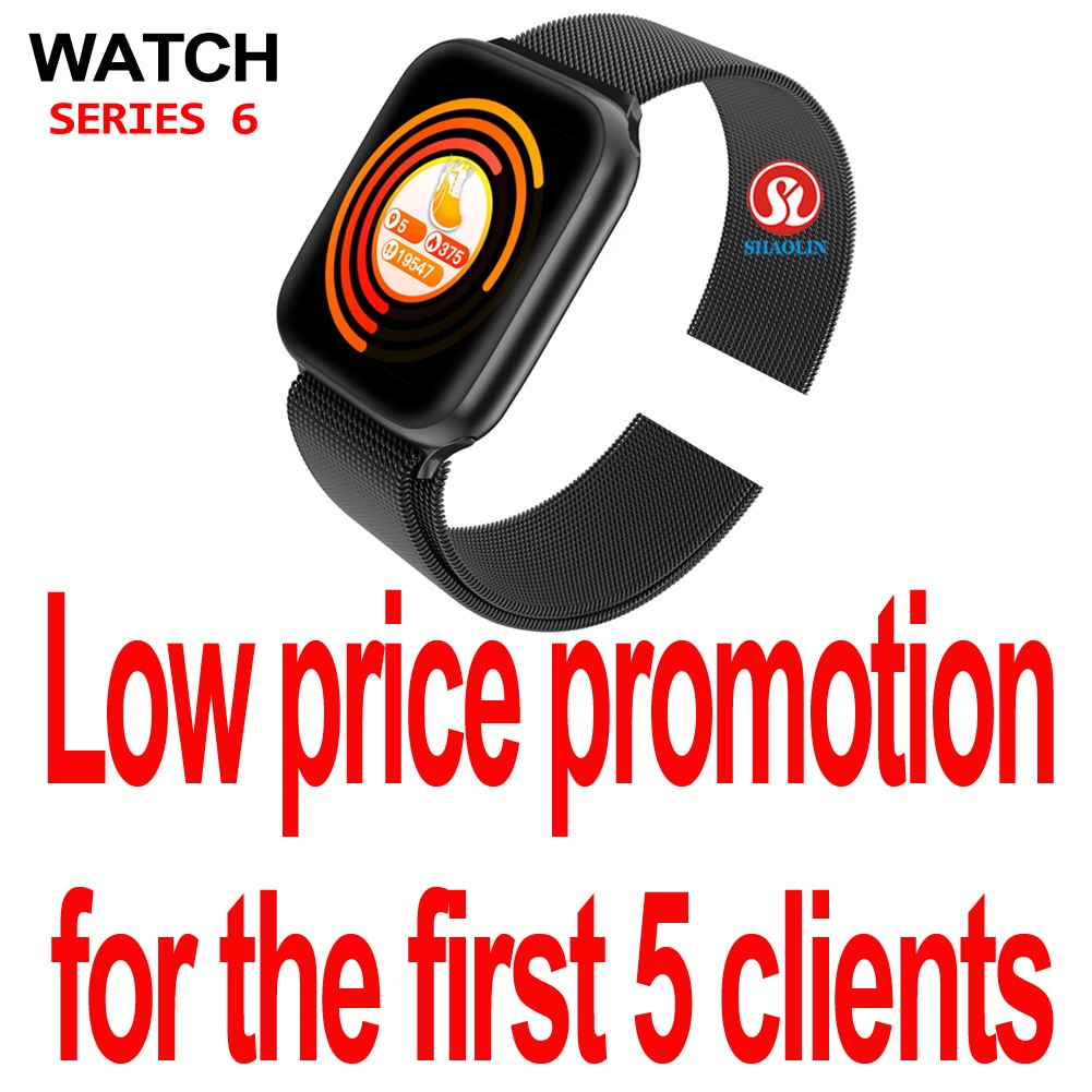 Watch 6 Bluetooth Smart Watch 44mm SmartWatch for Apple watch iOS iphone Android phone Heart Rate Fitness Tracker PK IWO 12 Pro - TIKIJTRONICS # 0