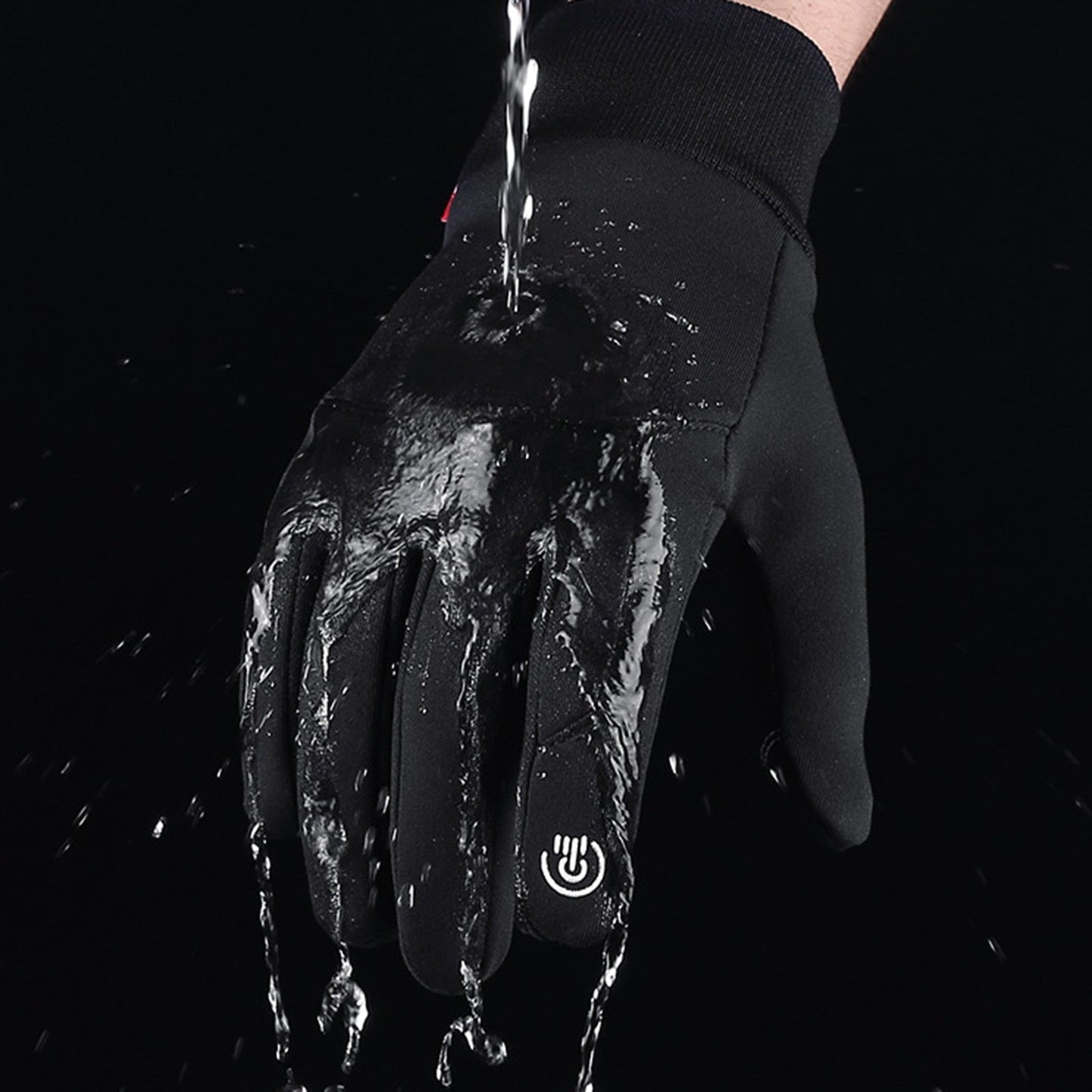 Waterproof Winter Warm Gloves Cycling Glove Anti-slip Thermal Fleece Touch Screen Glove Full-Finger Skiing Glove M- XL - TIKIJTRONICS # 0