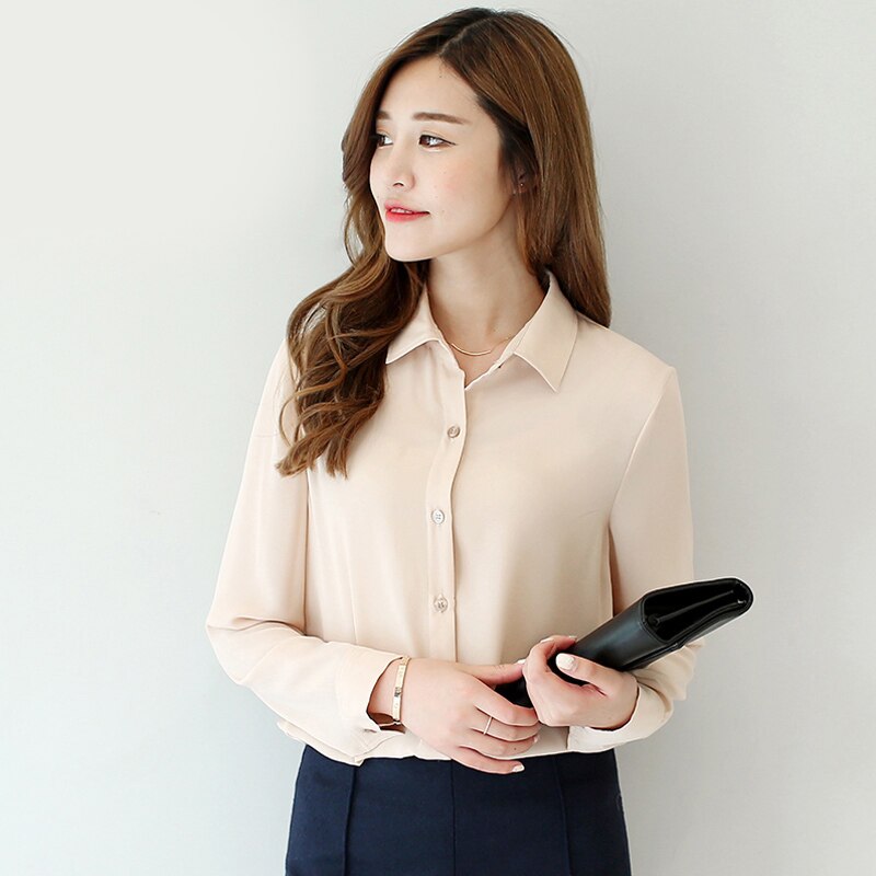 White Chiffon Blouse 2021 Women Shirt Fashion Casual Plus Size Blouses Long Sleeve Shirts Ladies Office Shirts Women Tops Blusas - Premium 0 from TIKIJTRONICS - Just $9.54! Shop now at TIKIJTRONICS