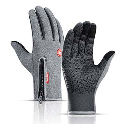 Winter Cycling Gloves Men Women Anti-slip Motorcycle Windproof Bike Riding Gloves Anti-shock Full Finger Mountain Bicycle Mitten - TIKIJTRONICS # 0