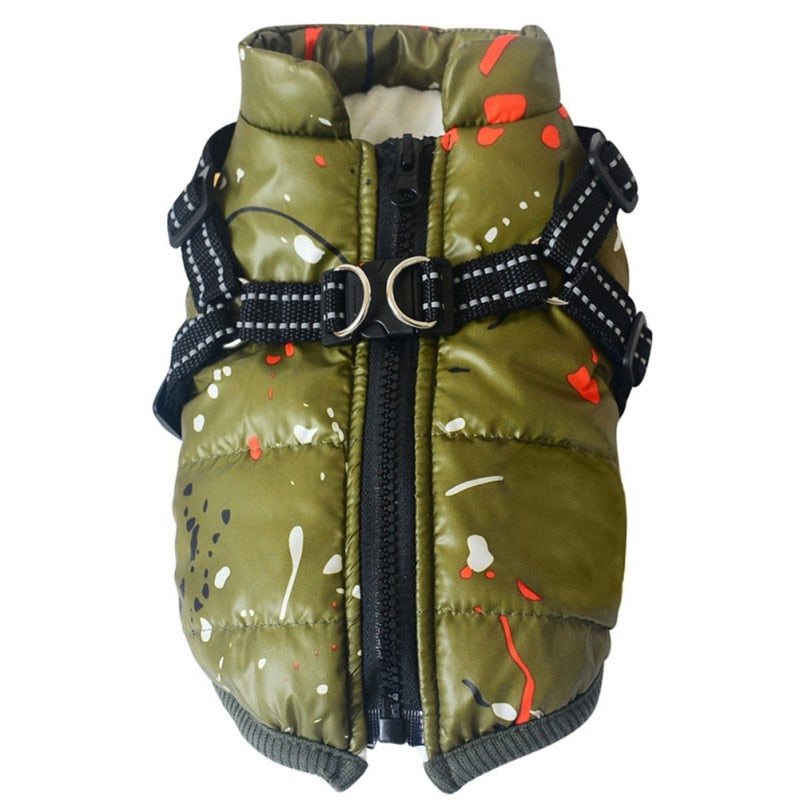 Winter Dog Clothes Waterproof Pet Warm Padded Vest Zipper Jacket Coat For Small Medium Large Dogs Chihuahua Pug Ropa Para Perros - TIKIJTRONICS 0 SPECIFICATIONSType: DogsSeason: Autumn/WinterPattern: SolidOrigin: Mainland ChinaMaterial: 100% Cotton TIKIJTRONICS  (Store description)