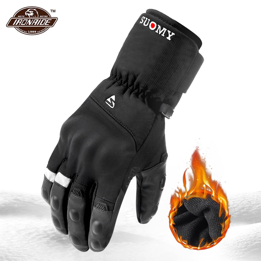 Winter Motorcycle Gloves Waterproof Moto Motocross Gloves Windproof Moto Gloves Touch Screen Motorbike Riding Guantes - TIKIJTRONICS # 0