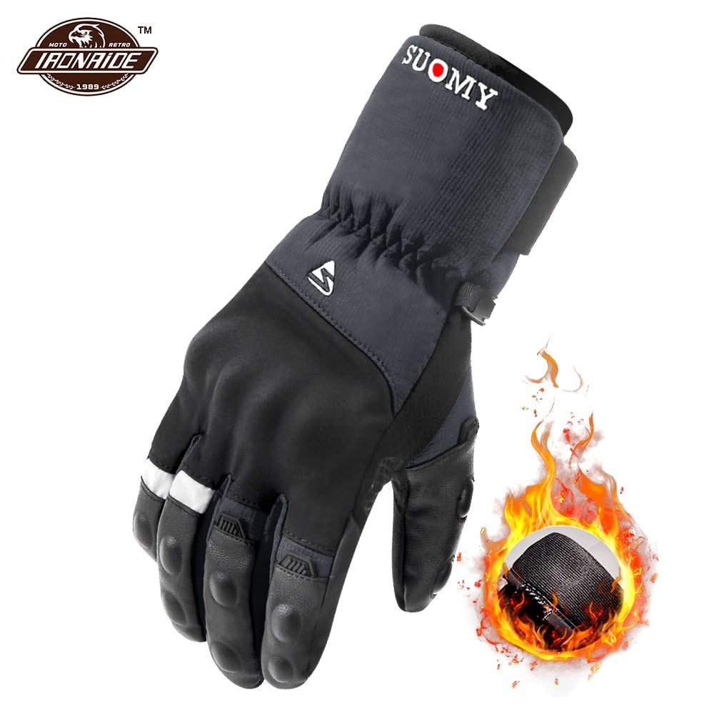 Winter Motorcycle Gloves Waterproof Moto Motocross Gloves Windproof Moto Gloves Touch Screen Motorbike Riding Guantes - TIKIJTRONICS # 0