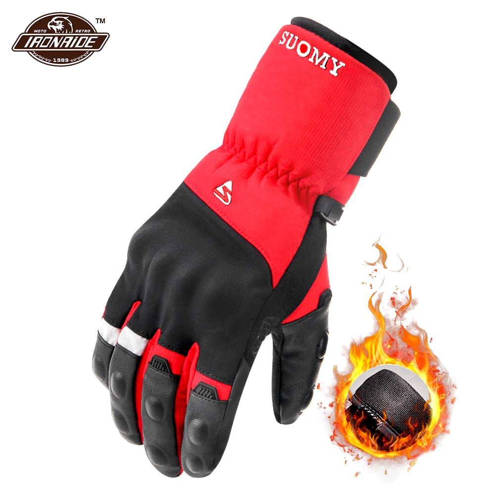 Winter Motorcycle Gloves Waterproof Moto Motocross Gloves Windproof Moto Gloves Touch Screen Motorbike Riding Guantes - TIKIJTRONICS # 0