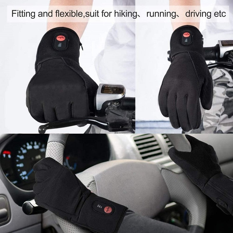 Winter Warm Cycling Heated Gloves Liners Rechargeable Battery for MTB Riding Skiing Hiking Motorcycle Gloves Men Women 2021 - TIKIJTRONICS 0 SPECIFICATIONScapacity: 1801mah-3000mahVoltage: 5.1-7.4VStyle: Cycling Thermal GlovesRechargeble or not: YESName: Heated GlovesMaterial: PolyesterHeating Time: 2-6.5 hoursHeating Temperature: 40-65℃Gender: Men, WomenGear: 3For: Motorized scooter, bicycleFeature: Rechargeable, Touch ScreenBrand Name: Savior HeatBATTERY: 7.4V 2200MAH TIKIJTRONICS  (Store description)