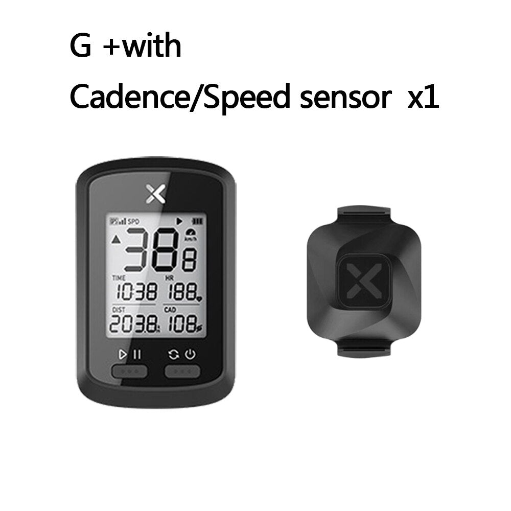 XOSS Bike Computer G+ Wireless GPS Speedometer Waterproof Road Bike MTB Bicycle Bluetooth ANT+ with Cadence Cycling Computers TIKIJTRONICS