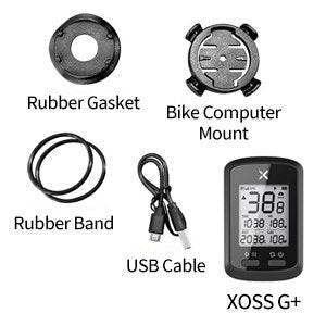 XOSS Bike Computer G+ Wireless GPS Speedometer Waterproof Road Bike MTB Bicycle Bluetooth ANT+ with Cadence Cycling Computers TIKIJTRONICS