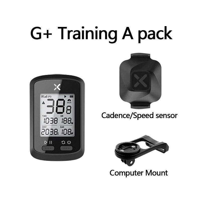 XOSS Bike Computer G+ Wireless GPS Speedometer Waterproof Road Bike MTB Bicycle Bluetooth ANT+ with Cadence Cycling Computers TIKIJTRONICS