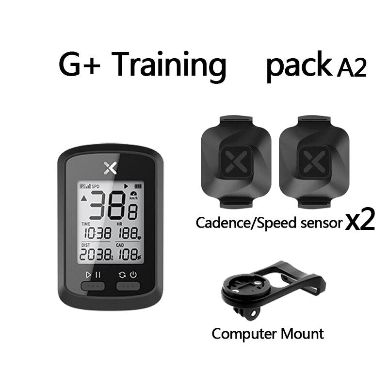 XOSS Bike Computer G+ Wireless GPS Speedometer Waterproof Road Bike MTB Bicycle Bluetooth ANT+ with Cadence Cycling Computers TIKIJTRONICS