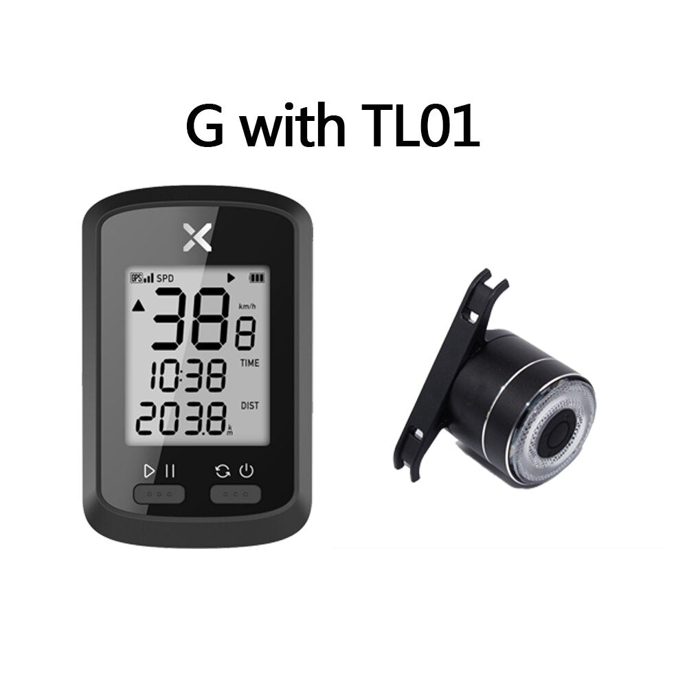 XOSS Bike Computer G+ Wireless GPS Speedometer Waterproof Road Bike MTB Bicycle Bluetooth ANT+ with Cadence Cycling Computers TIKIJTRONICS