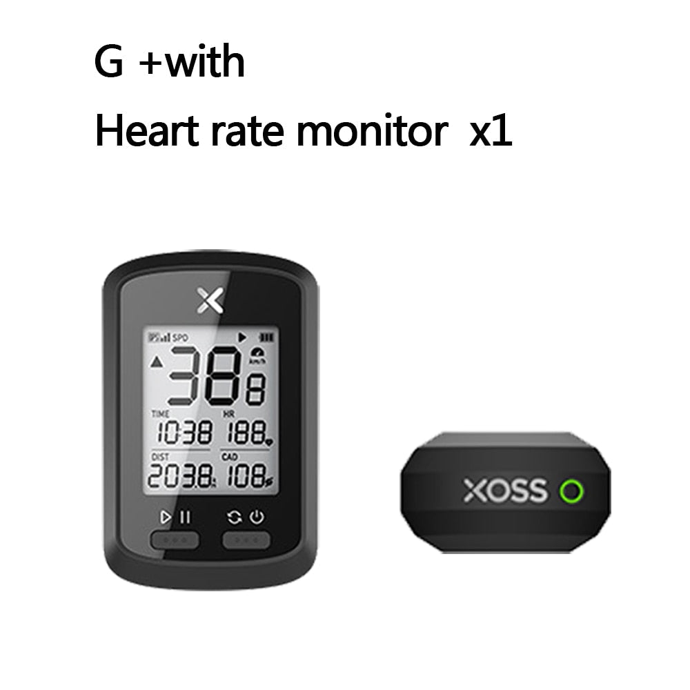 XOSS Bike Computer G+ Wireless GPS Speedometer Waterproof Road Bike MTB Bicycle Bluetooth ANT+ with Cadence Cycling Computers TIKIJTRONICS